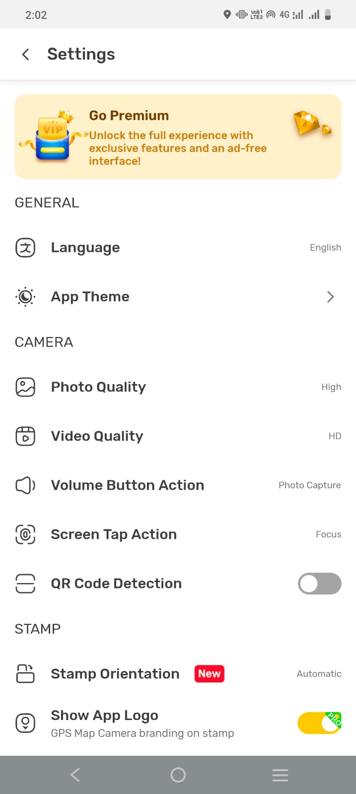 SurveyMark app screen